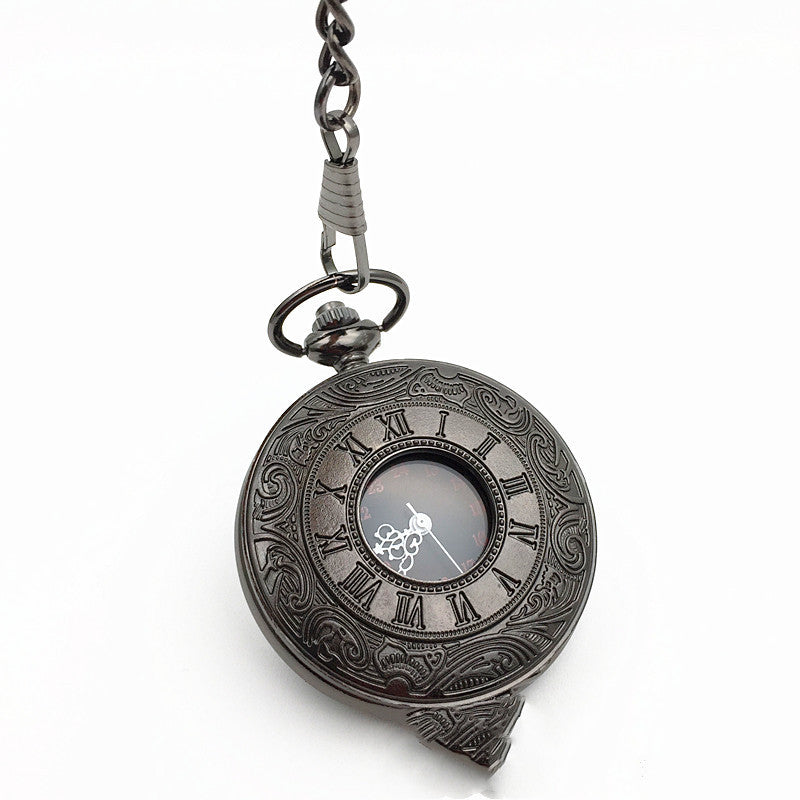 Classic Roman Double Display Pocket Watch Image