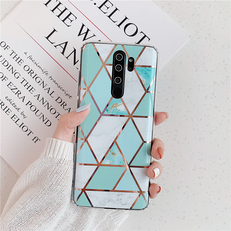 Plating Splice Marble Phone Cases Image