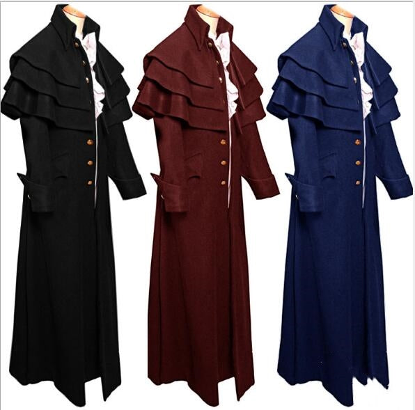 New Medieval Coat Men Cosplay Medieval Image