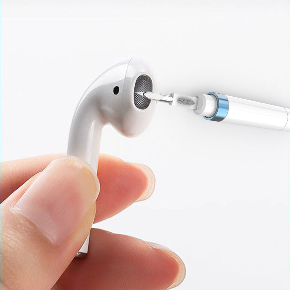 Headphone Cleaning Pen Earplugs Earbuds Mobile Computer Keyboard Cleaning Brush Kit Image