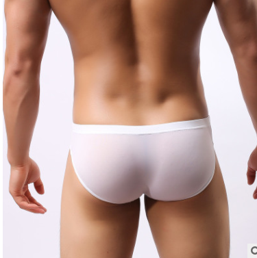 Ultra-thin Transparent Ice Silk Men's Briefs Image