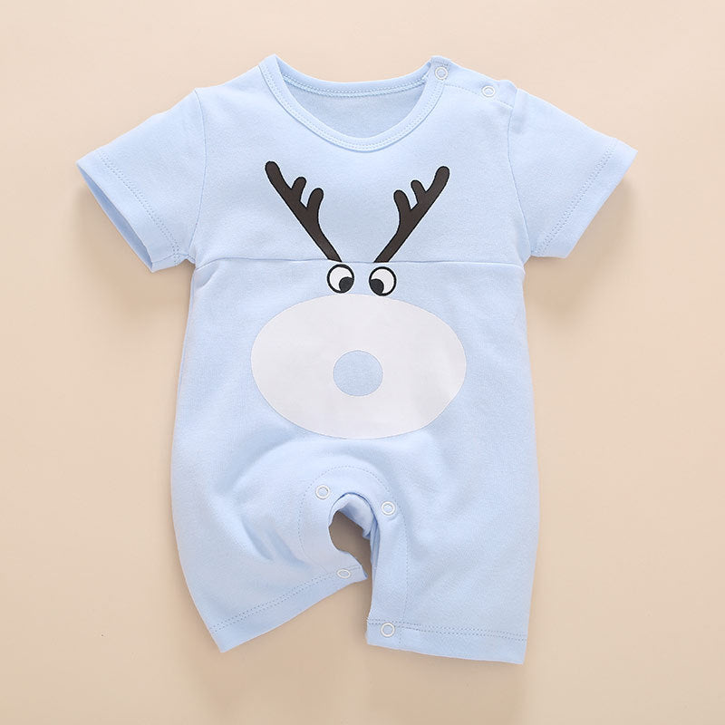 Baby baby clothes wear one piece clothes pure cotton clothes Image