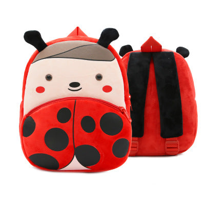 Cute Plush Backpacks Kindergarten Cartoon School Bags Children Animal Toys Bag Image