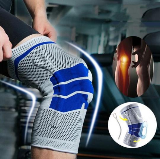 Sports Running Fitness Protection Knee Pads Brace Strap Image