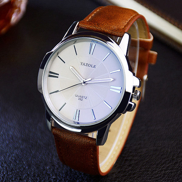 YAZOLE 2021 Fashion Quartz Watch Men Watches Top Brand Luxury Male Clock Business Mens Wrist Watch Hodinky Relogio Masculino Image