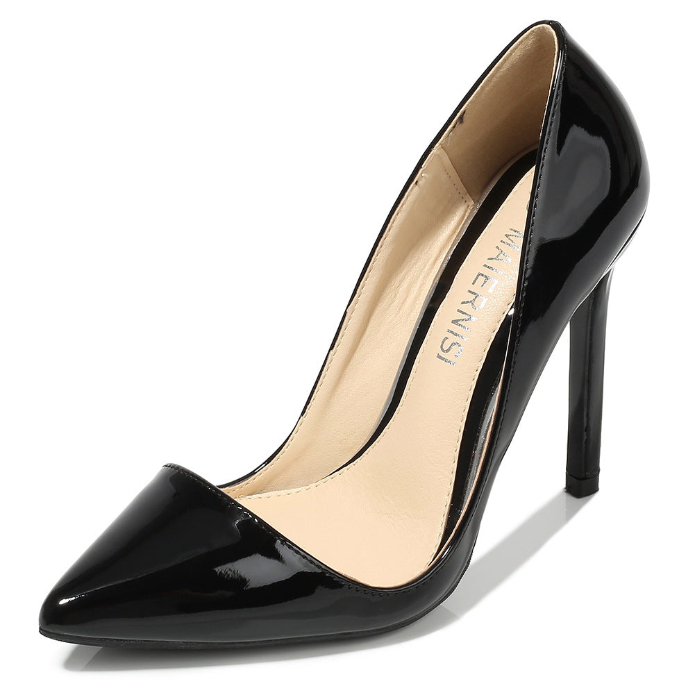 Low-cut Plus Size Heel Pointed High Heel Stiletto Heel Image