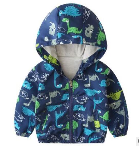 Boy jacket casual hooded jacket Image