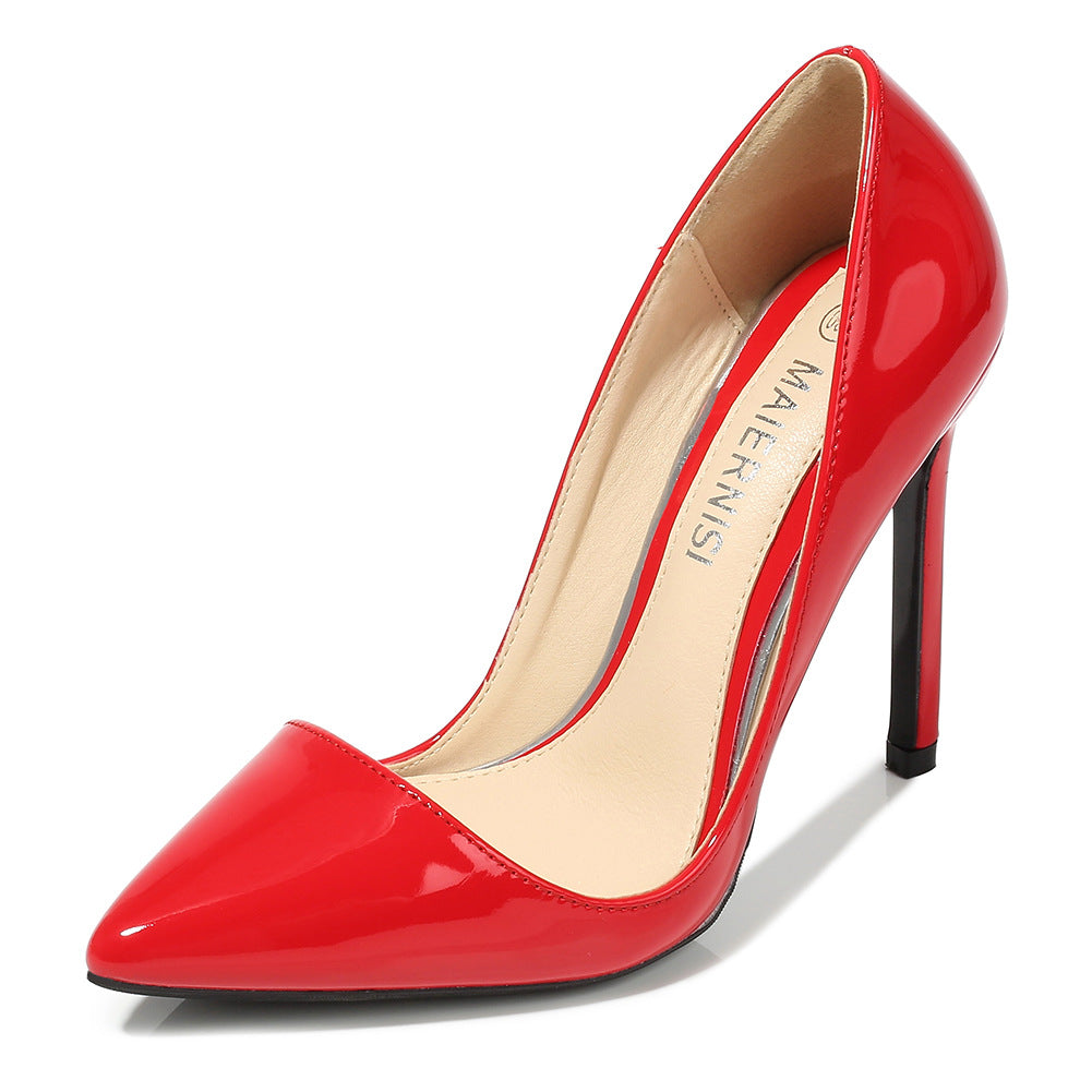 Low-cut Plus Size Heel Pointed High Heel Stiletto Heel Image