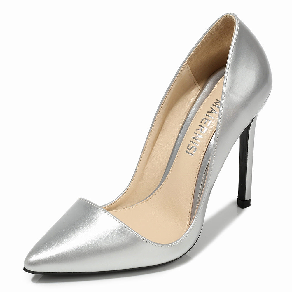 Low-cut Plus Size Heel Pointed High Heel Stiletto Heel Image