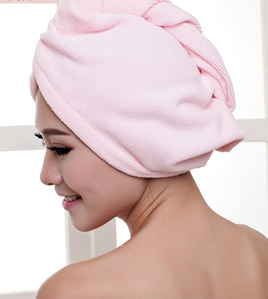 Women's Hair Dryer Cap, Absorbent Dry Hair Towel Image