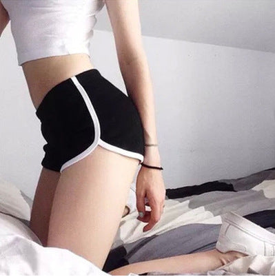 New Summer Shorts Women Casual Shorts Workout Waistband Skinny Short Image