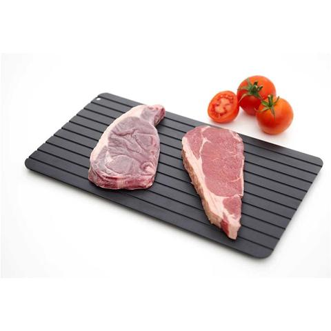 Fast Defrosting Tray Thaw  Kitchen Quick Aluminum Thaw Plate Image