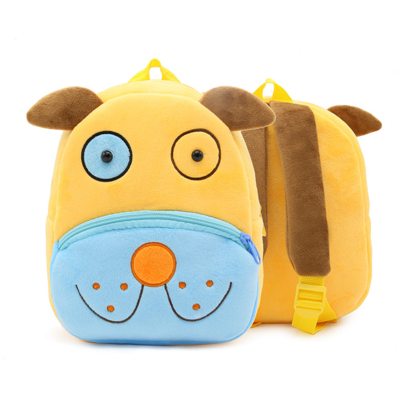 Cute Plush Backpacks Kindergarten Cartoon School Bags Children Animal Toys Bag Image