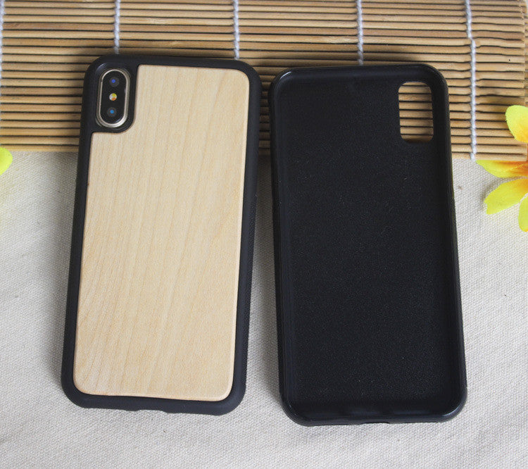 Wooden case TPU phone case Image