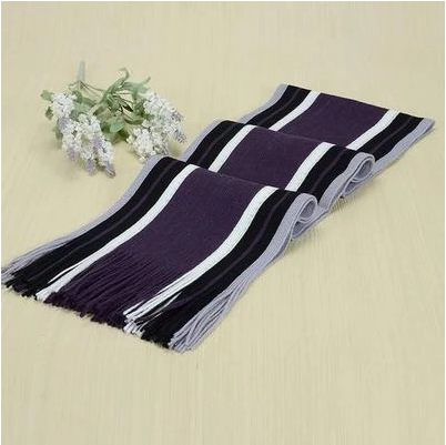 Autumn and winter fringed men's scarves Image