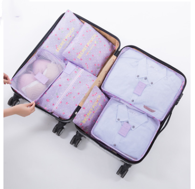 Durable Waterproof Nylon Packing Cube Travel Organizer Bag Image