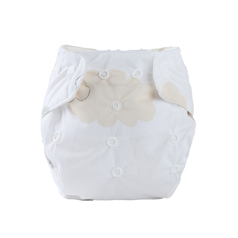 Baby cartoon cloth diaper Image