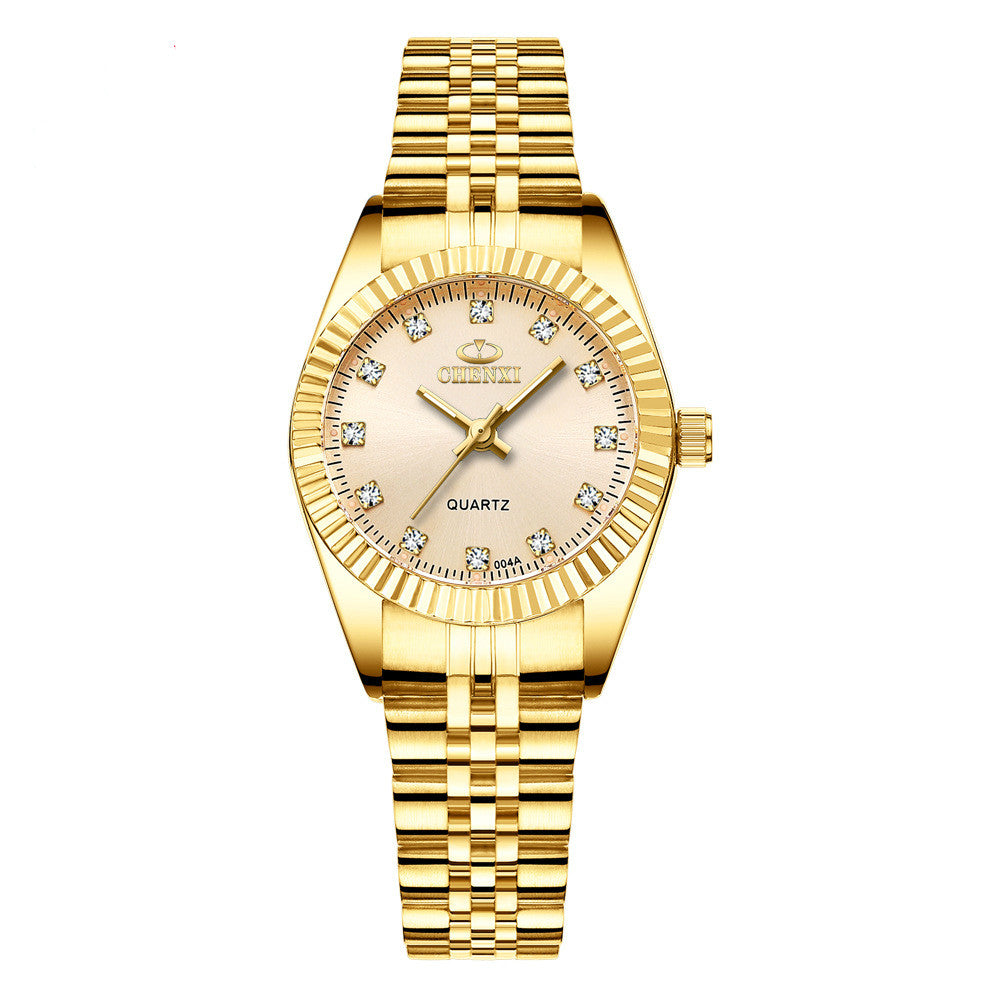 Golden couple watch men Image