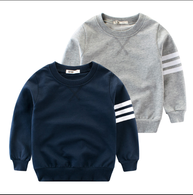 Boy's long sleeve round neck pullover Image