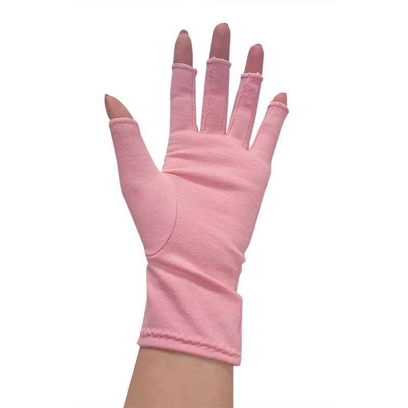 Breathable Health Care Half Finger Gloves Image