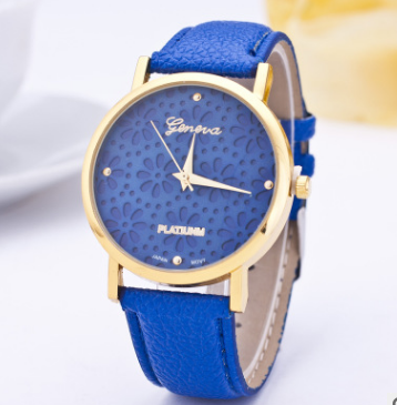 Geneva Flower Wrist Watch Image