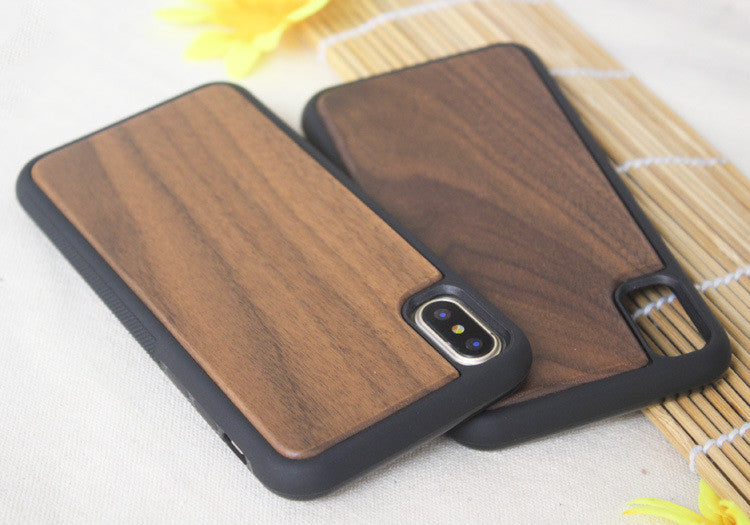 Wooden case TPU phone case Image