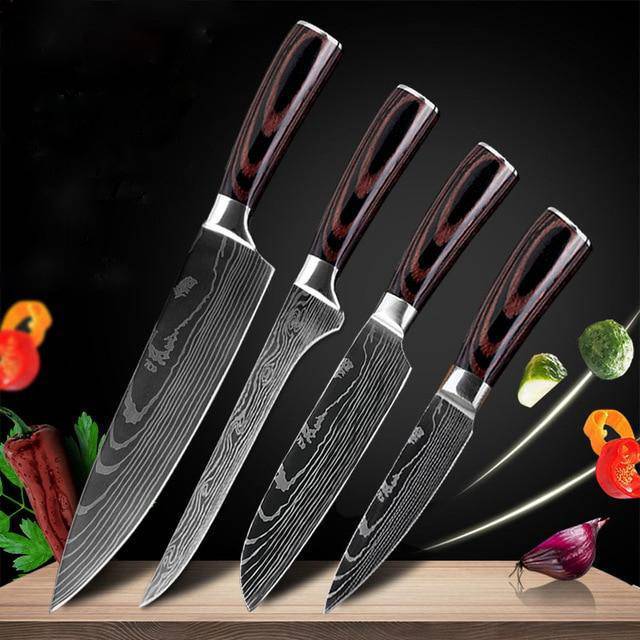 Carpenter's Special Set 6-piece Set 8-piece Set Knife Chef Knife Kitchen Knife Cooking Image