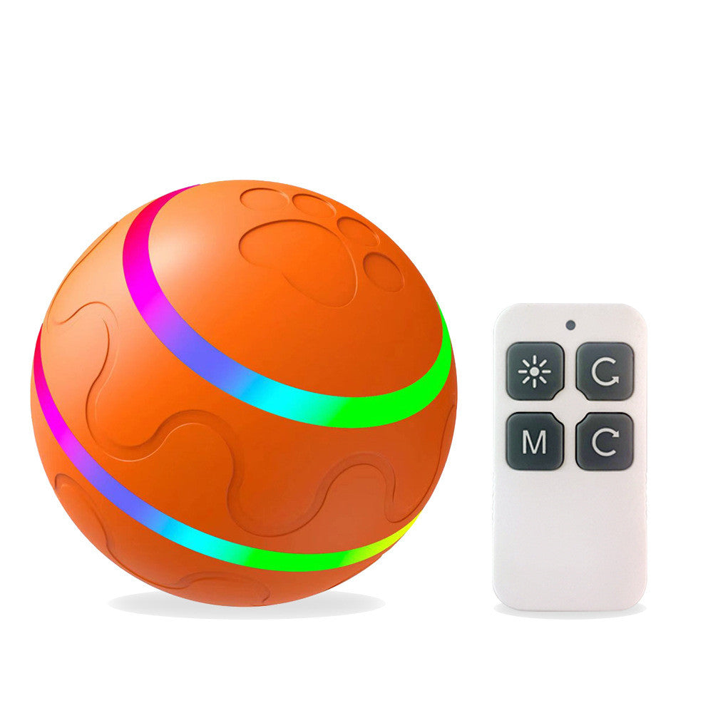 Pet New Cat Wicked Ball Toy Intelligent Ball USB Cat Toys Self Rotating Ball Automatic Rotation Ball Image