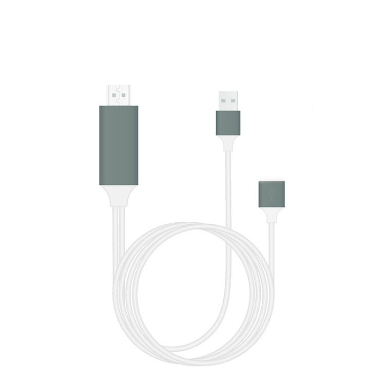 Type-C To HDMI Three In One Mobile Phone Projection Cable Image