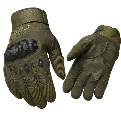 Tactical Gloves Army Military Men Gym Fitness Riding Half Finger Rubber Knuckle Protective Gear Male Tactical Gloves Image