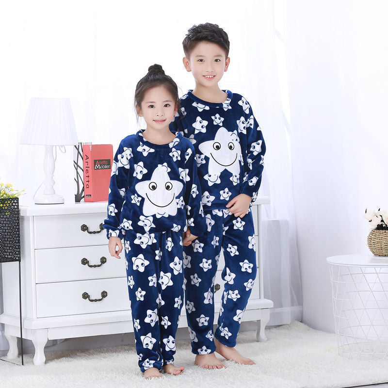 Flannel pajamas for children Image