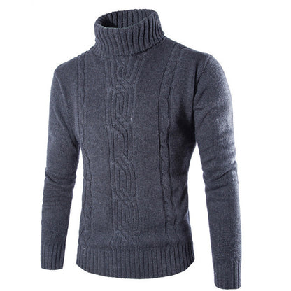 Jacquard sweater England casual pullover sweater