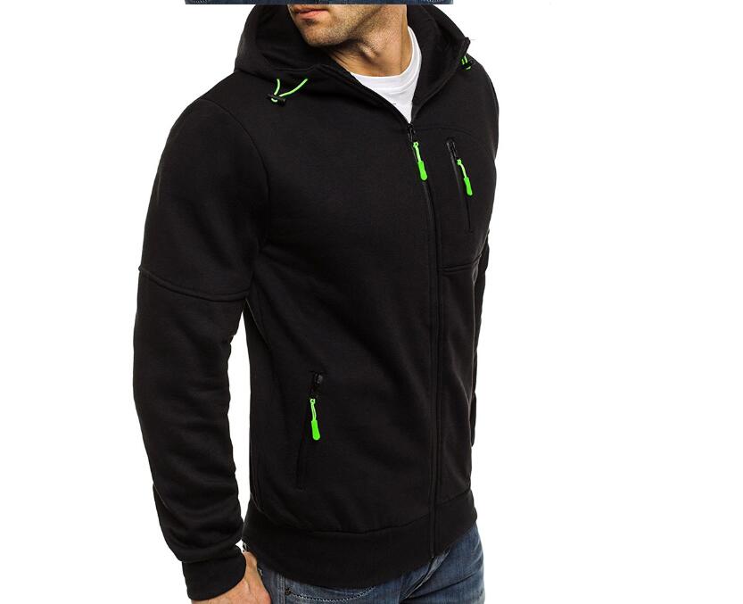 Men Hoodie Cotton Jacket Image