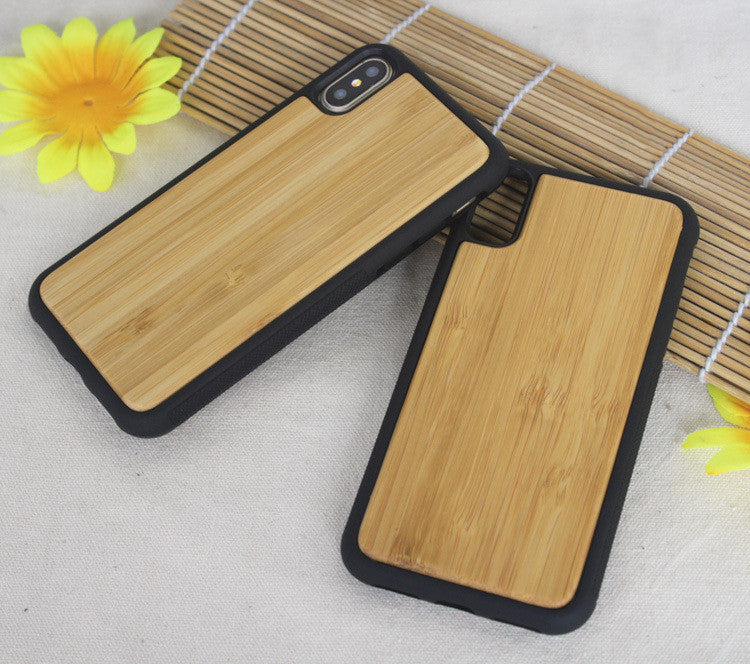 Wooden case TPU phone case Image