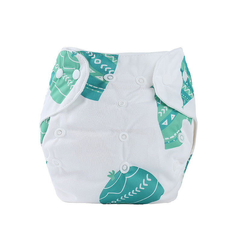 Baby cartoon cloth diaper Image