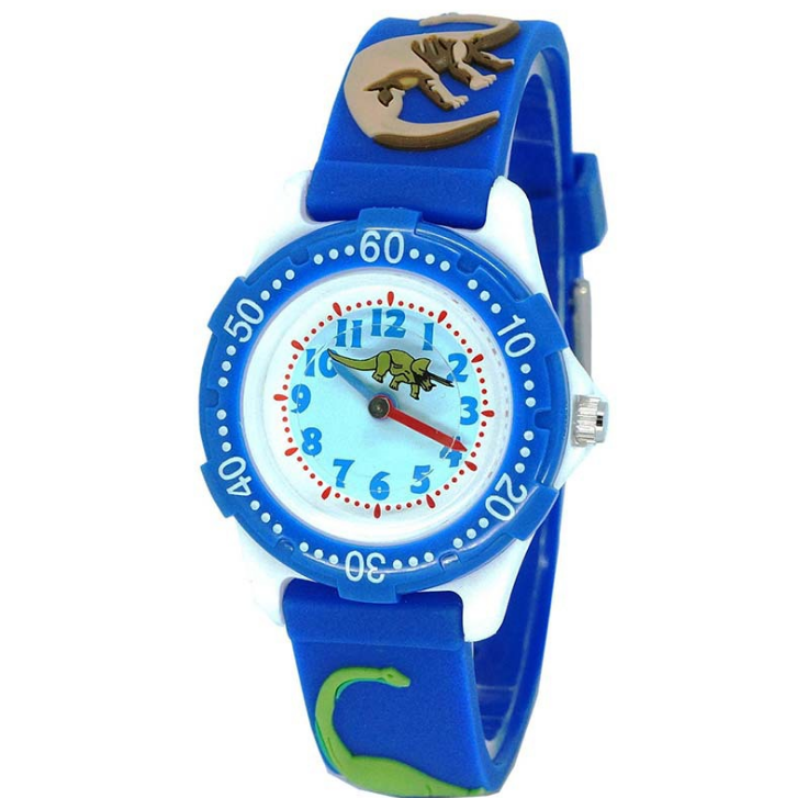 Children Watch Creative Real Dinosaur Cartoon Image