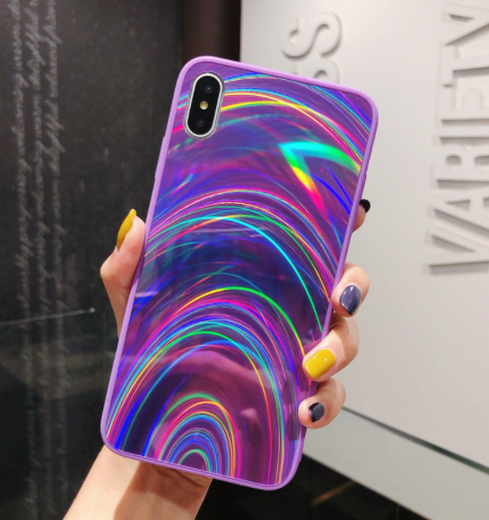 Rainbow jelly phone case Image