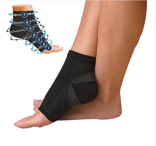 Men Women Anti Fatigue Compression Foot Sleeve Foot Ankle Compression Socks Image