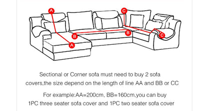 Single double triple four seater sofa cover