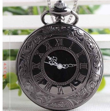 Classic Roman Double Display Pocket Watch Image