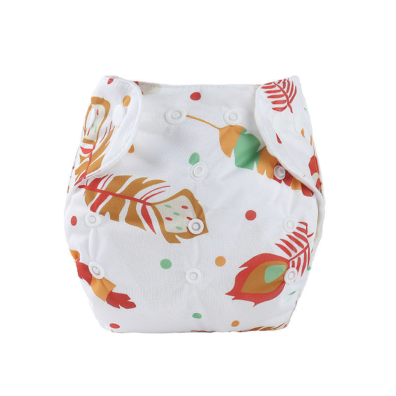 Baby cartoon cloth diaper Image