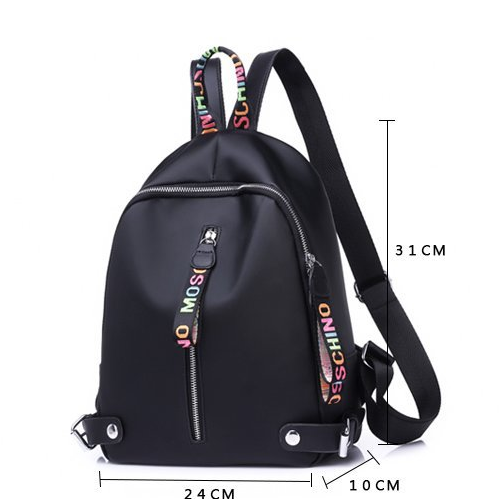 Stitching Waterproof Nylon Fashionable Colorful Backpack Image