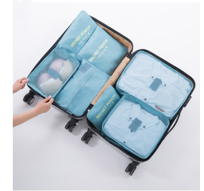 Durable Waterproof Nylon Packing Cube Travel Organizer Bag Image