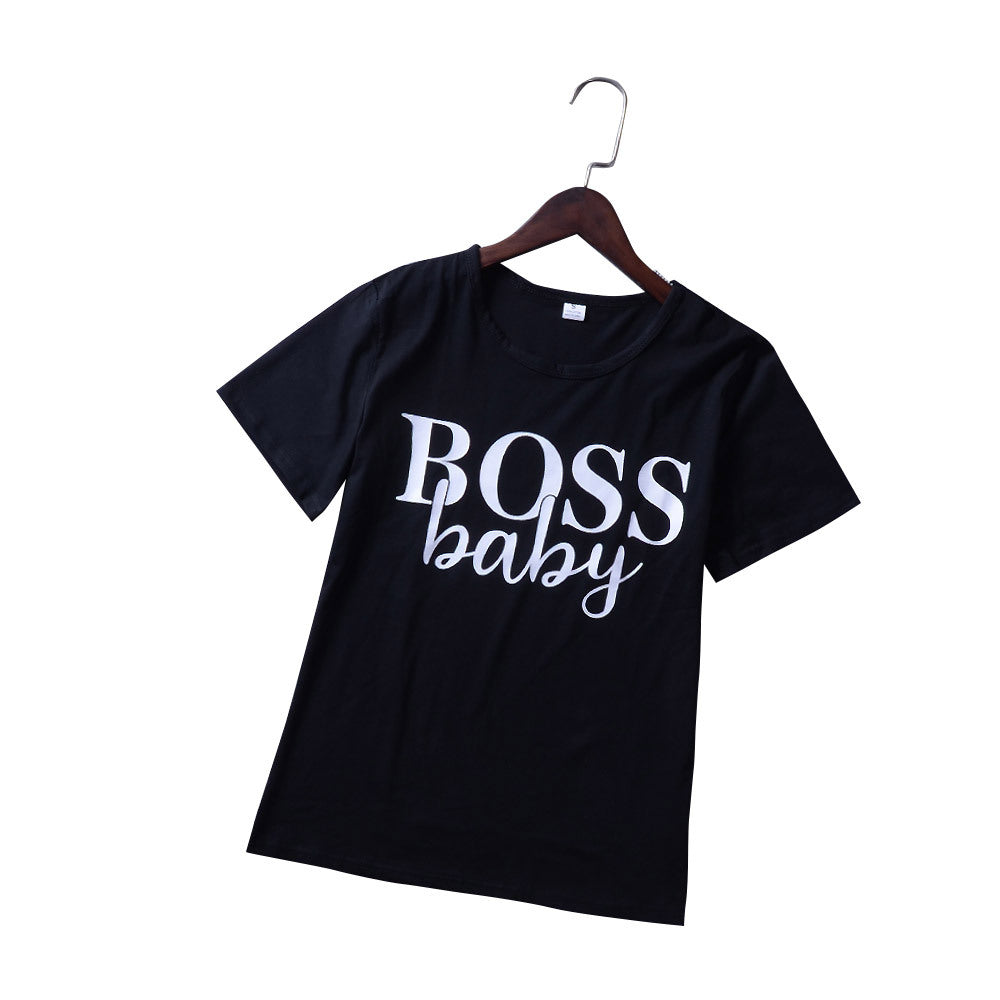 Summer Fashion Women Casual Letter Printed T-shirt Tops Lady Tee Printed Short Sleeve Tops Image