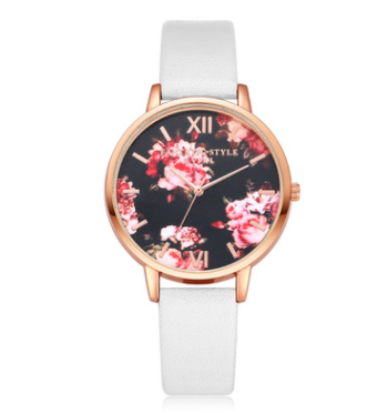 High Quality Fashion Leather Strap Rose Gold Women Watch Casual Love Heart Quartz Wrist Watch Women Dress Ladies Luxury Watches Image