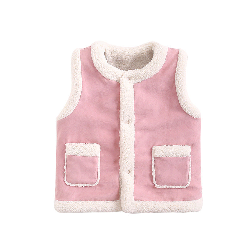 Children's down cotton vest Image