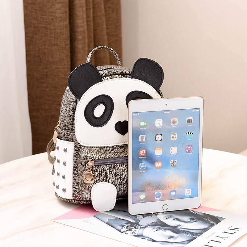 Cartoon panda backpack Image