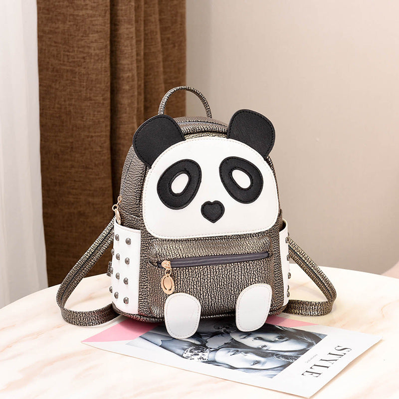 Cartoon panda backpack Image