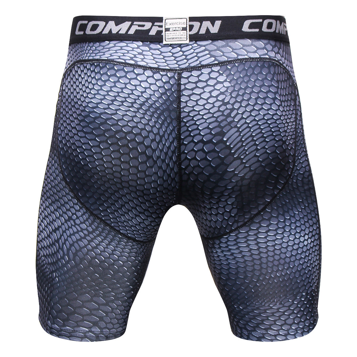 Breathable compression shorts men's MMA fitness training leggings Image