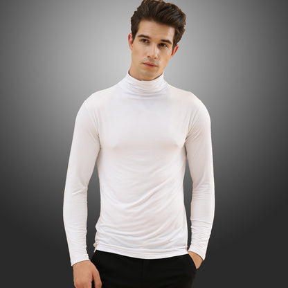 Men's high neck lapel thermal underwear